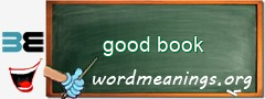 WordMeaning blackboard for good book